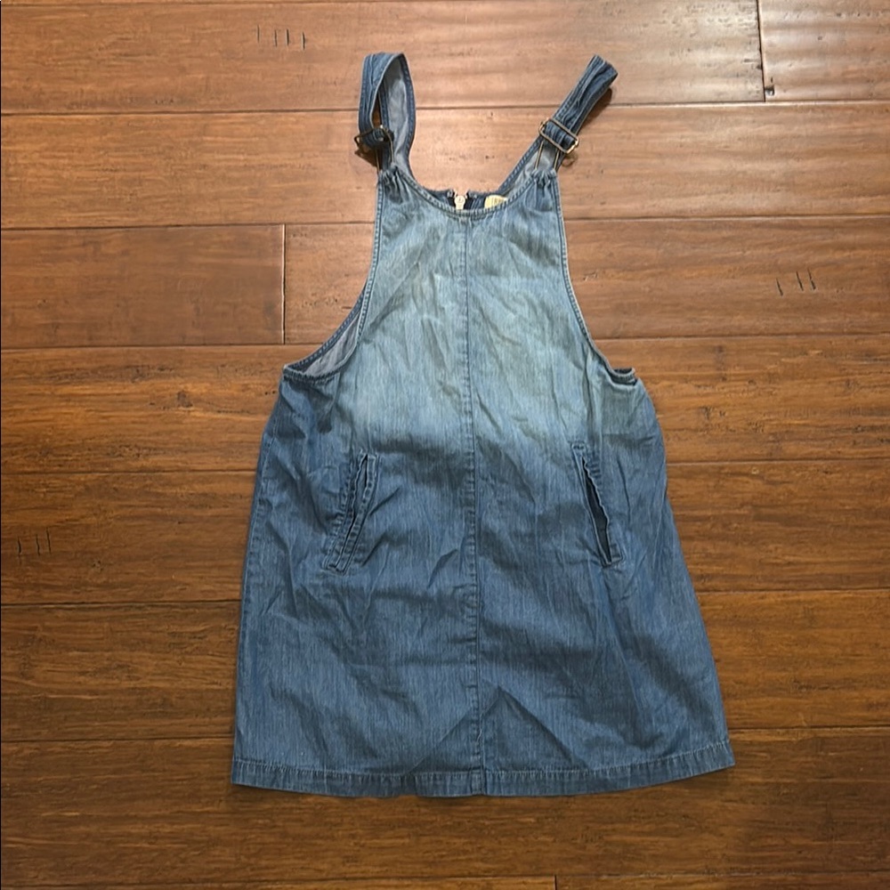 Blue Denim Sleeveless Dress